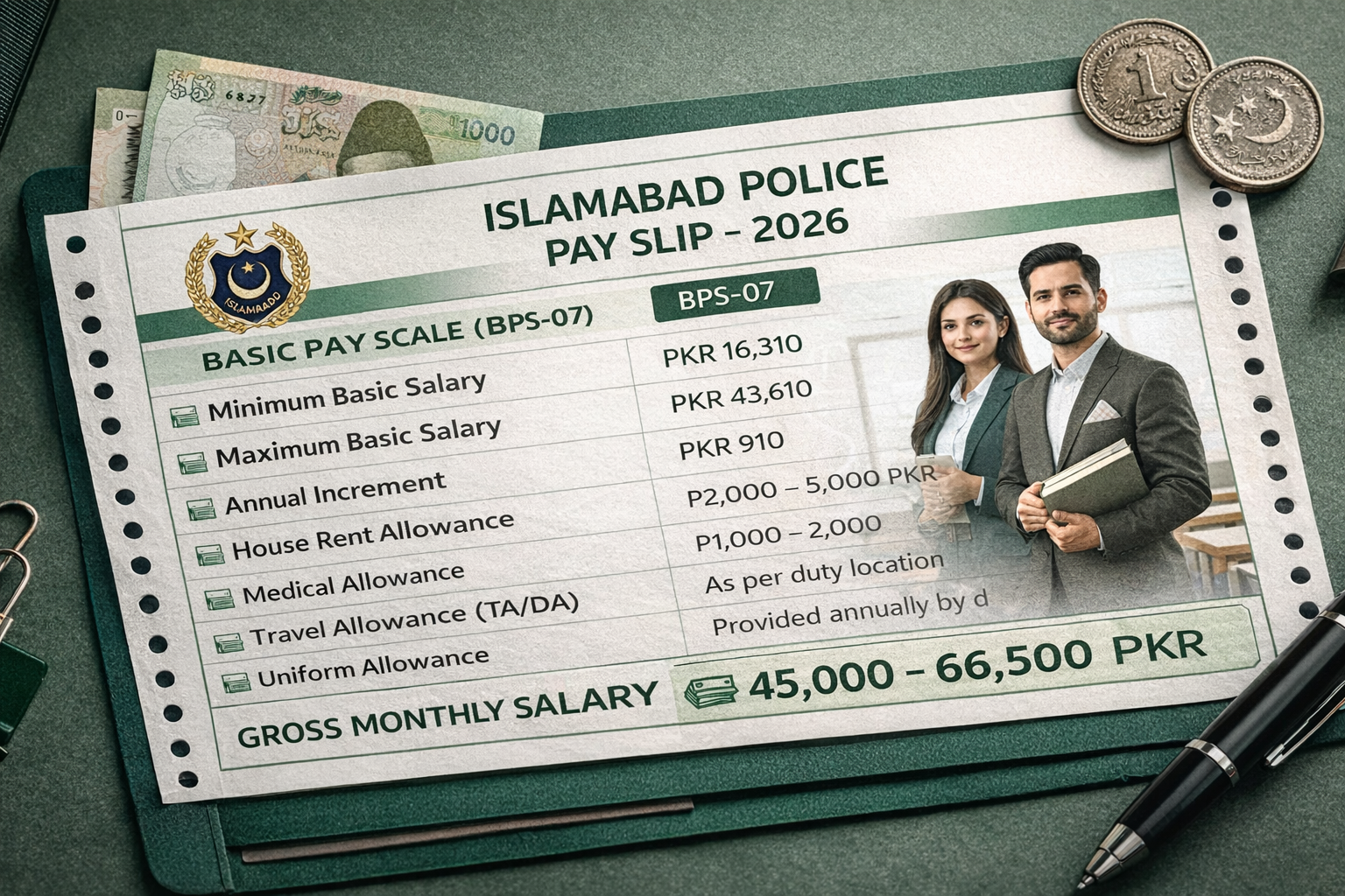 Islamabad Police Constable [BPS 07] Salary in Pakistan (2026)