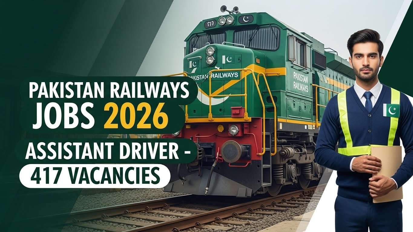 Pakistan Railways Jobs 2026 as Assistant Driver