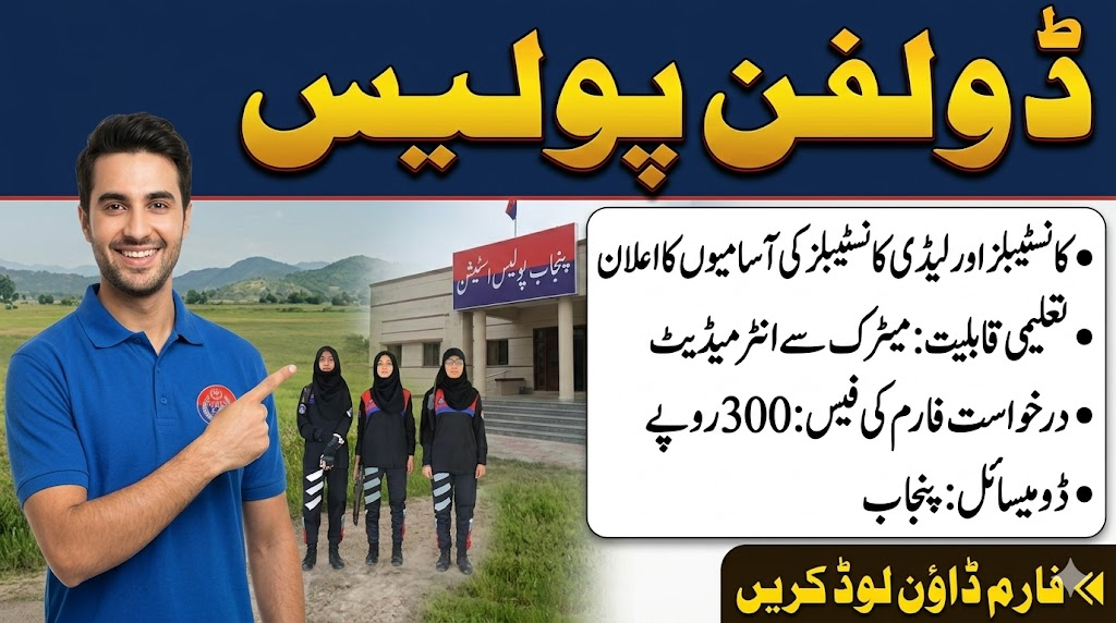 Dolphin Squad Punjab Police Recruitment 2026